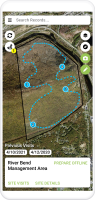 Landscape land conservation software mobile app