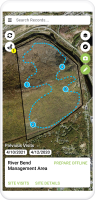 Landscape Mobile App Site Visit Mockup 02 Landscape land conservation software mobile app